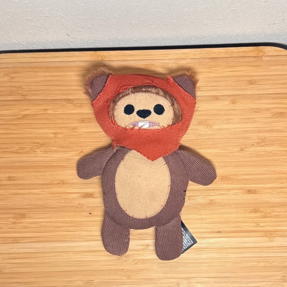 Star Wars Ewok Plush Galaxy's Edge Small Brown Wicket Corduroy Toy